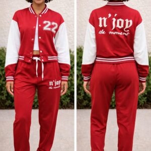 Red Sweat Suit 22